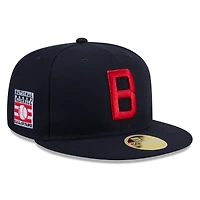Casquette ajustée New Era 59FIFTY pour homme, bleu marine, Boston Red Sox, Temple de la renommée du baseball 2026