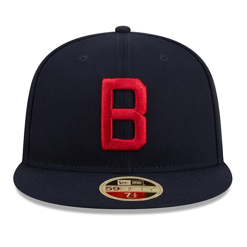 Men's New Era Navy Boston Red Sox 2026 Baseball Hall of Fame 59FIFTY Fitted Hat