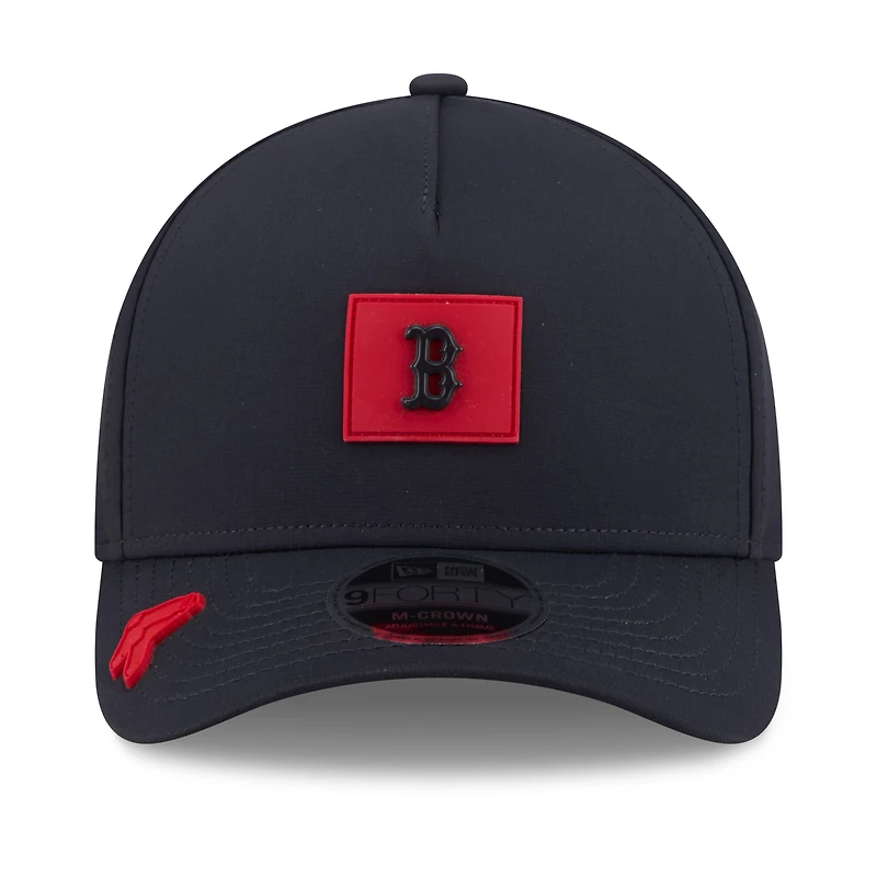 Men's New Era  Navy Boston Red Sox 2026 Clubhouse 9FORTY A-Frame Adjustable Hat