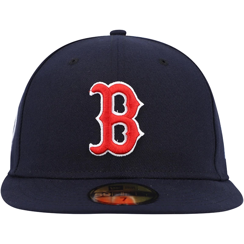 Casquette ajustée New Era 59FIFTY pour homme, bleu marine, Boston Red Sox, commémorative du 11 2001.