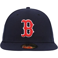 Casquette ajustée New Era 59FIFTY pour homme, bleu marine, Boston Red Sox, commémorative du 11 2001.