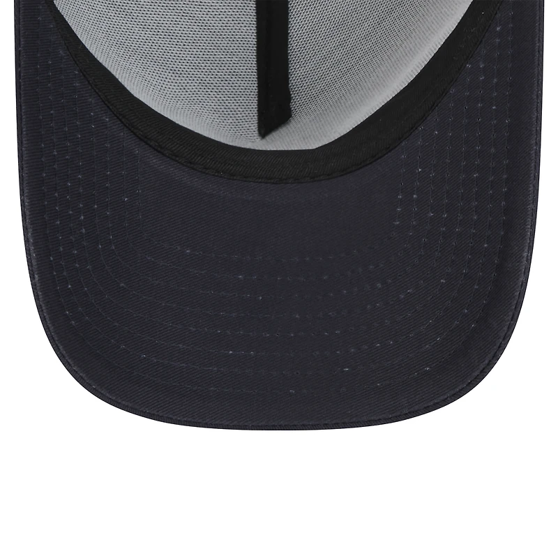 Casquette ajustable New Era 9FORTY A-Frame Trucker bleu marine pour homme Boston Red Sox