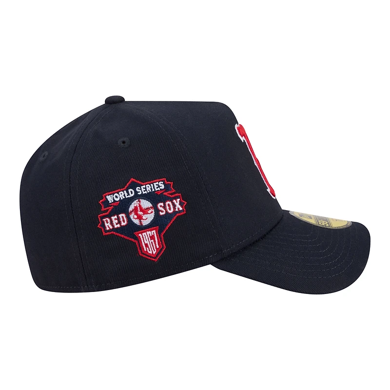 Men's New Era Navy Boston Red Sox A-Frame 59FORTY Fitted Hat