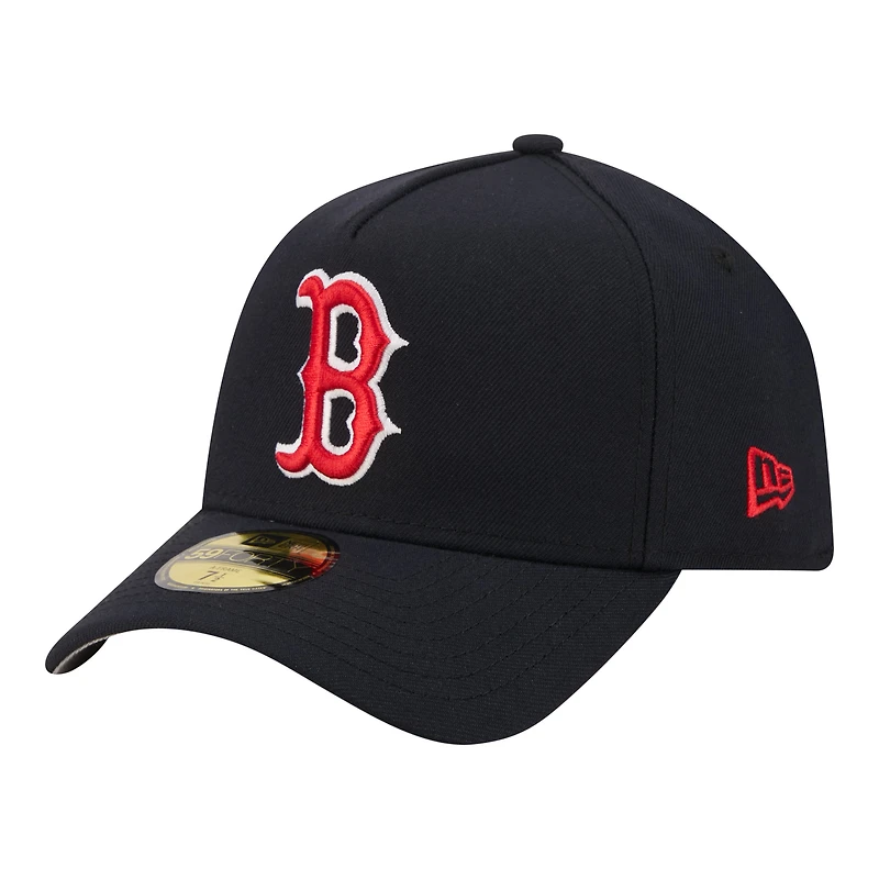 Casquette ajustée New Era 59FORTY bleu marine Boston Red Sox pour homme