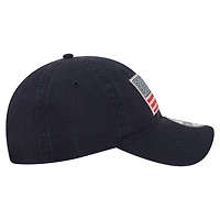 Men's New Era Navy Boston Red Sox Americana Flag 9TWENTY Adjustable Hat