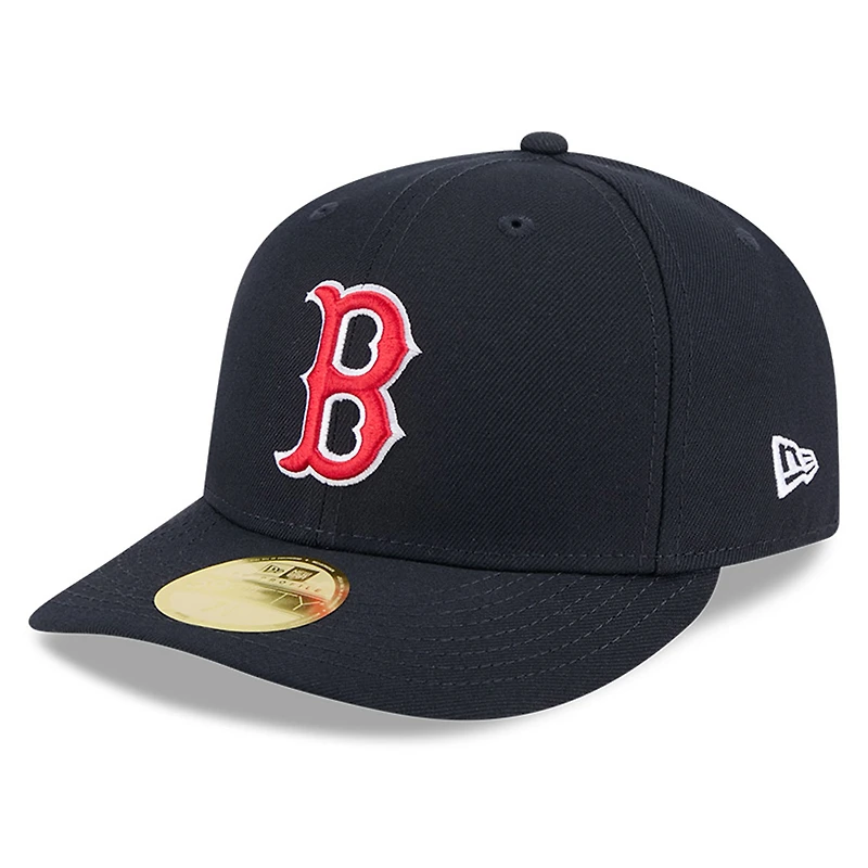 Men's New Era Navy Boston Red Sox Baseball Hall of Fame 59FIFTY Low Profile Fitted Hat