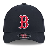 Casquette ajustable New Era 9FORTY M-Crown bleu marine pour homme, motif Temple de la renommée du baseball des Boston Red Sox