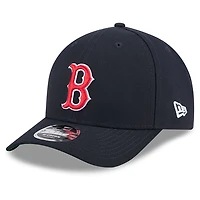 Casquette ajustable New Era 9FORTY M-Crown bleu marine pour homme, motif Temple de la renommée du baseball des Boston Red Sox