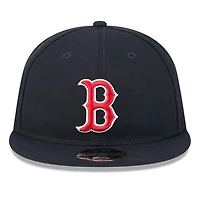 Casquette ajustable New Era bleu marine Boston Red Sox pour homme, modèle 9FIFTY, style rétro, avec couronne, Hall of Fame