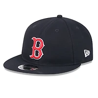 Casquette ajustable New Era bleu marine Boston Red Sox pour homme, modèle 9FIFTY, style rétro, avec couronne, Hall of Fame