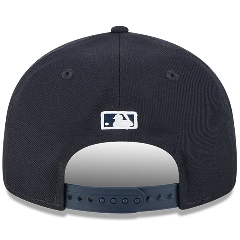 Casquette ajustable New Era bleu marine Boston Red Sox pour homme, modèle 9FIFTY, style rétro, avec couronne, Hall of Fame