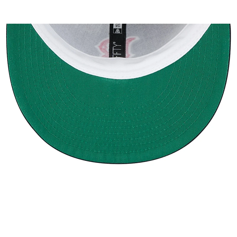 Casquette ajustable New Era bleu marine Boston Red Sox pour homme, modèle 9FIFTY, style rétro, avec couronne, Hall of Fame