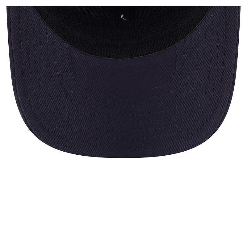 Men's New Era Navy Boston Red Sox Circle Patch 9SEVENTY Stretch-Snap Hat
