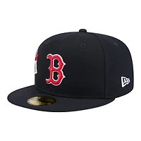 Men's New Era  Navy Boston Red Sox City Patch 59FIFTY Fitted Hat