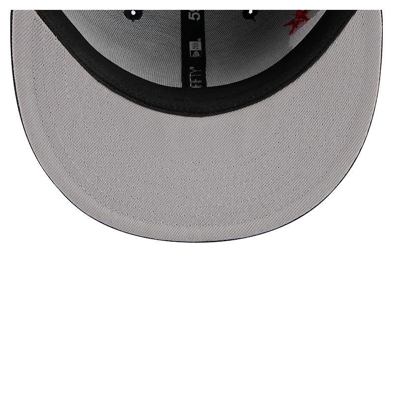 Casquette ajustée New Era 59FIFTY pour homme, bleu marine, avec écusson des Red Sox de Boston