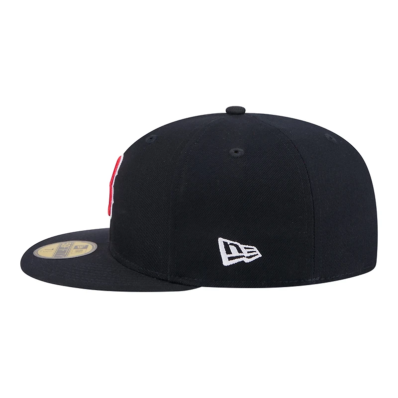Men's New Era Navy Boston Red Sox City Patch 59FIFTY Fitted Hat