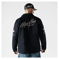 Men's New Era  Navy Boston Red Sox Coaches Full-Snap Jacket
