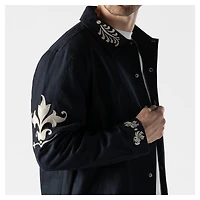 Men's New Era  Navy Boston Red Sox Coaches Full-Snap Jacket