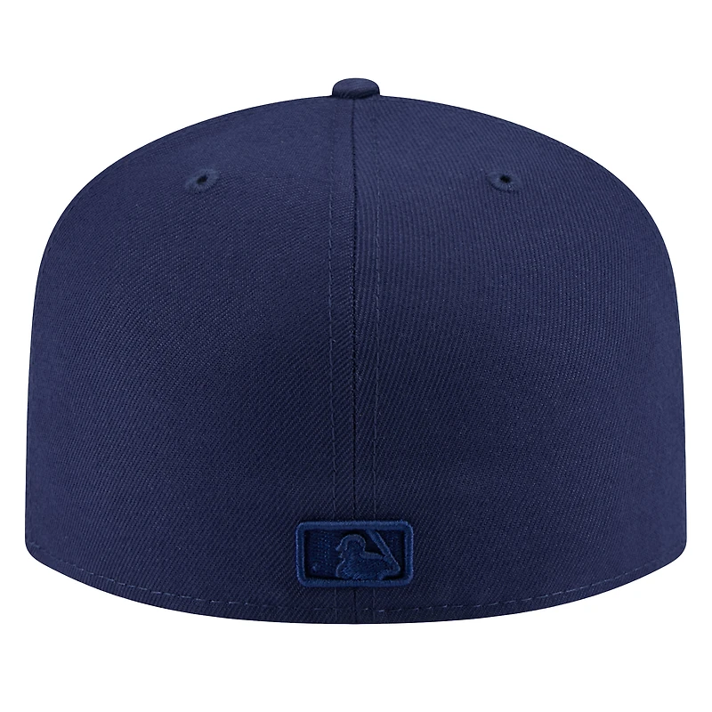 Men's New Era Navy Boston Red Sox Color Pack A-Frame 59FIFTY Fitted Hat