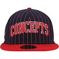 Casquette ajustée à fines rayures 59FIFTY Boston Red Sox Concepts New Era pour homme