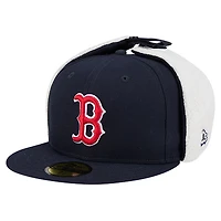 Casquette ajustée classique 59FIFTY Boston Red Sox bleu marine New Era pour homme