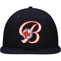 Casquette ajustée Boston Red Sox Duo Logo 2.0 59FIFTY pour homme New Era bleu marine