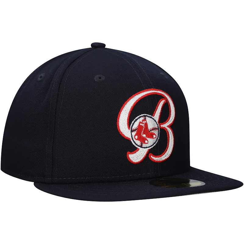Casquette ajustée Boston Red Sox Duo Logo 2.0 59FIFTY pour homme New Era bleu marine