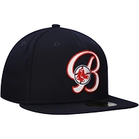 Casquette ajustée Boston Red Sox Duo Logo 2.0 59FIFTY pour homme New Era bleu marine