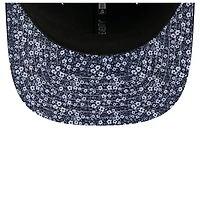 Men's New Era  Navy Boston Red Sox Floral Patch 9SEVENTY Adjustable Hat