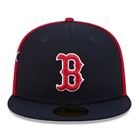 Men's New Era Navy Boston Red Sox Gameday Sideswipe 59FIFTY Fitted Hat