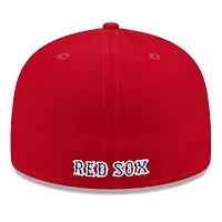 Men's New Era Navy Boston Red Sox Gameday Sideswipe 59FIFTY Fitted Hat
