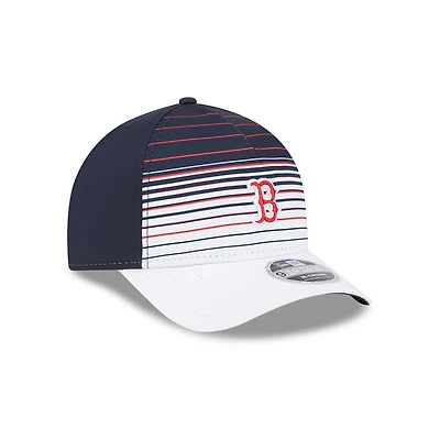 Men's New Era  Navy Boston Red Sox Gradient 9FORTY M-Crown Adjustable Hat
