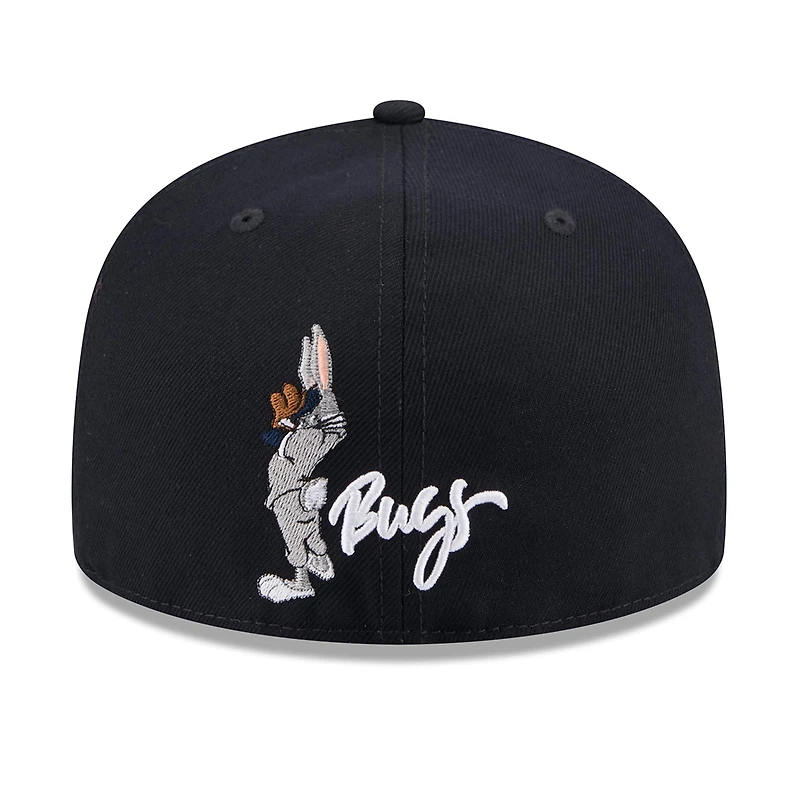 Casquette ajustée New Era 59FIFTY pour homme, bleu marine, Boston Red Sox