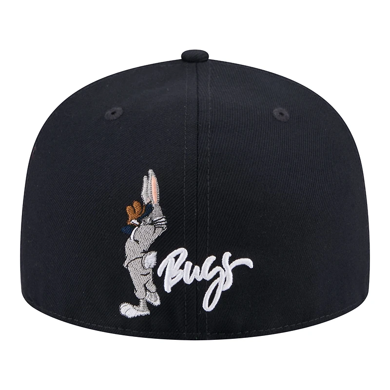 Men's New Era Navy Boston Red Sox Looney Tunes Bugs Bunny 59FIFTY Fitted Hat