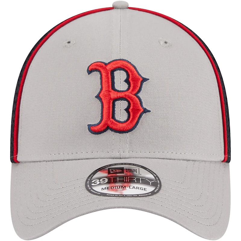 Casquette flexible 39THIRTY Pipe des Red Sox de Boston New Era pour hommes