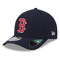 Casquette ajustable New Era 9FORTY bleu marine pour homme Boston Red Sox Player Replica