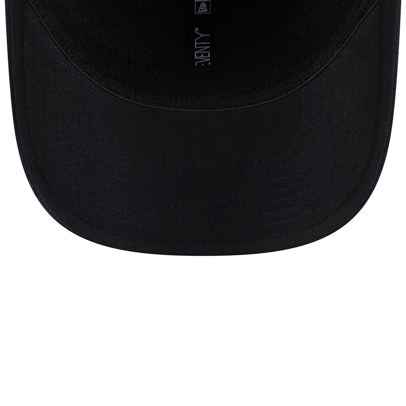 Casquette ajustable New Era 9SEVENTY bleu marine Boston Red Sox Player Replica pour homme