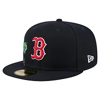 Men's New Era Navy Boston Red Sox Run Mascot 59FIFTY Fitted Hat