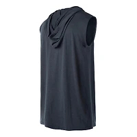 Men's New Era Navy Boston Red Sox Sleeveless Pullover Hoodie