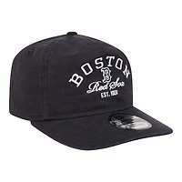 Casquette ajustable New Era bleu marine Boston Red Sox Stacked 19TWENTY pour homme