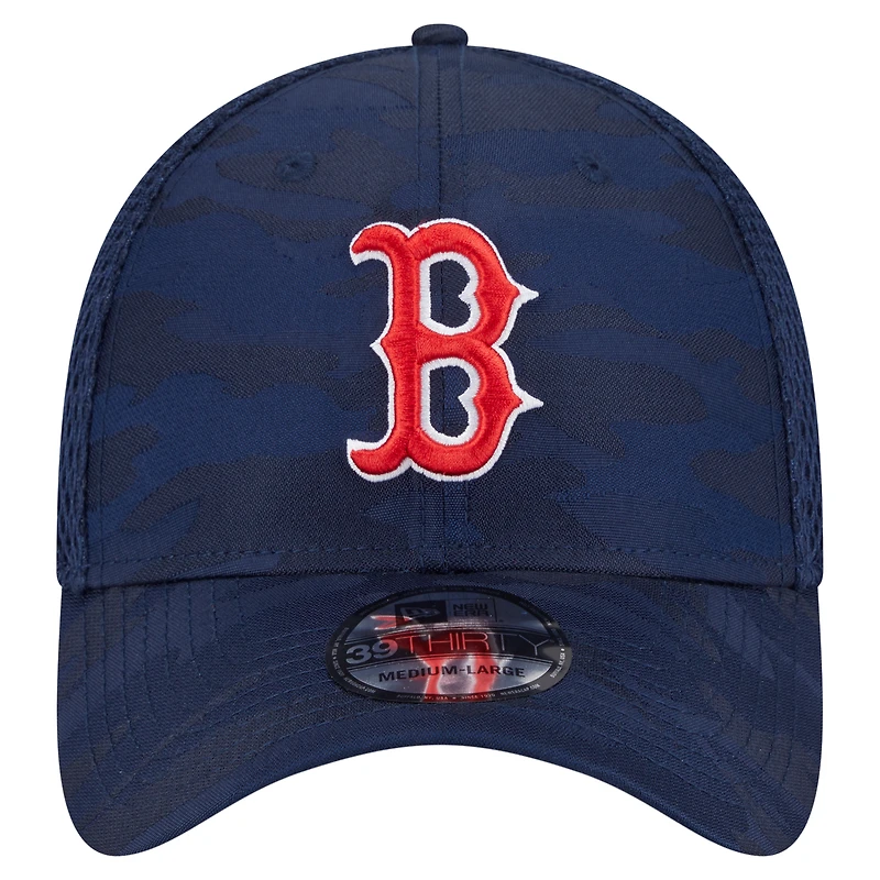 Casquette New Era 39THIRTY Flex bleu marine Boston Red Sox pour homme
