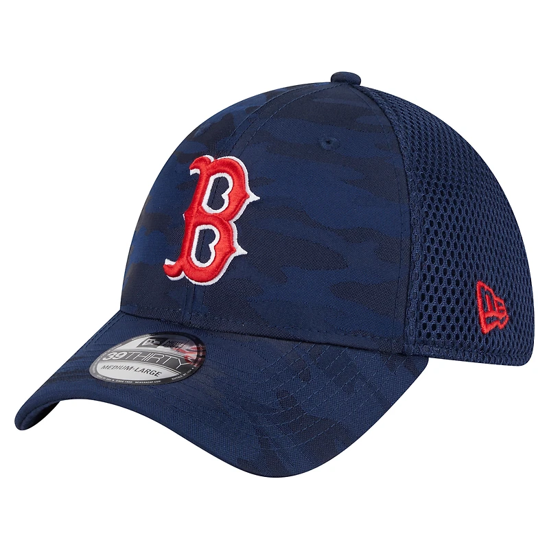 Casquette New Era 39THIRTY Flex bleu marine Boston Red Sox pour homme