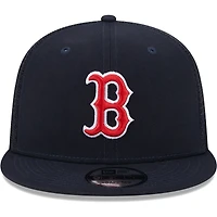 Casquette New Era Boston Red Sox Team Color Trucker 9FIFTY Snapback pour homme bleu marine