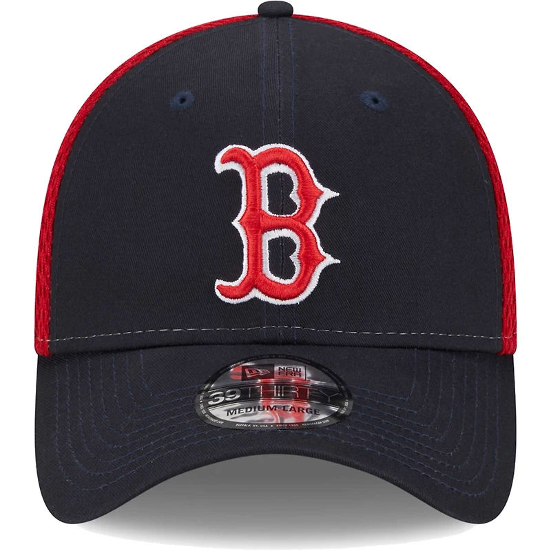 Casquette Flex New Era Boston Red Sox Team Neo 39THIRTY pour homme, bleu marine