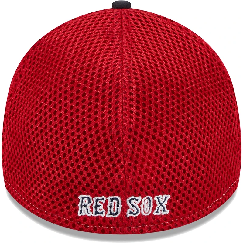 Casquette Flex New Era Boston Red Sox Team Neo 39THIRTY pour homme, bleu marine