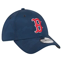 Casquette New Era 39THIRTY Flex bleu marine Boston Red Sox pour homme, motif camouflage ton sur