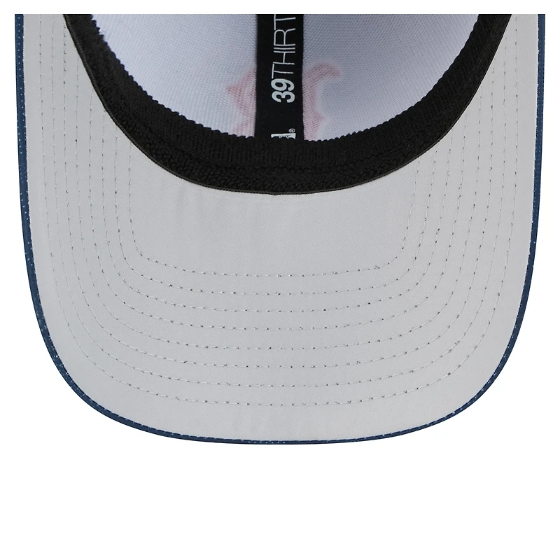 Casquette New Era 39THIRTY Flex bleu marine Boston Red Sox pour homme, motif camouflage ton sur