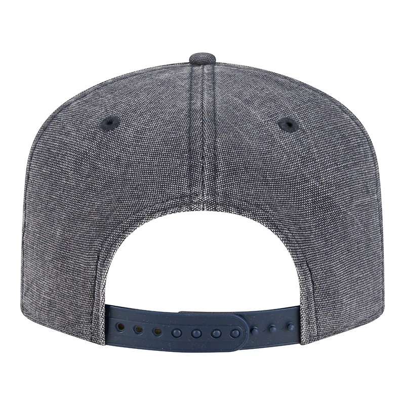 Casquette ajustable New Era pour homme, modèle classique Boston Red Sox en denim bleu marine chiné 19TWENTY