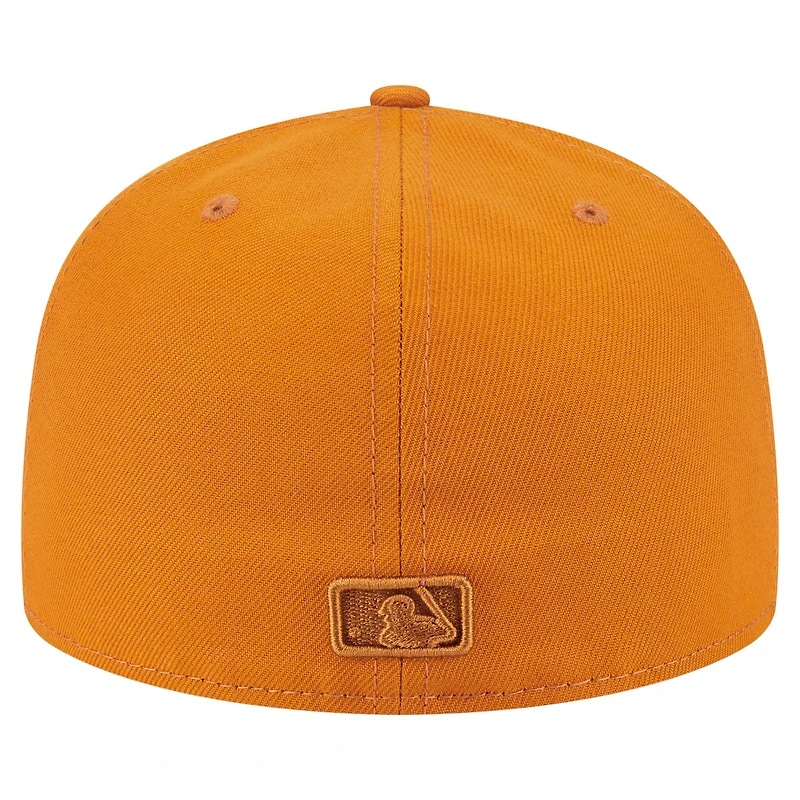 Casquette ajustée A-Frame 59FIFTY orange Boston Red Sox pour homme New Era