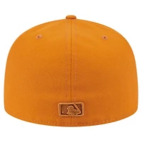 Casquette ajustée A-Frame 59FIFTY orange Boston Red Sox pour homme New Era